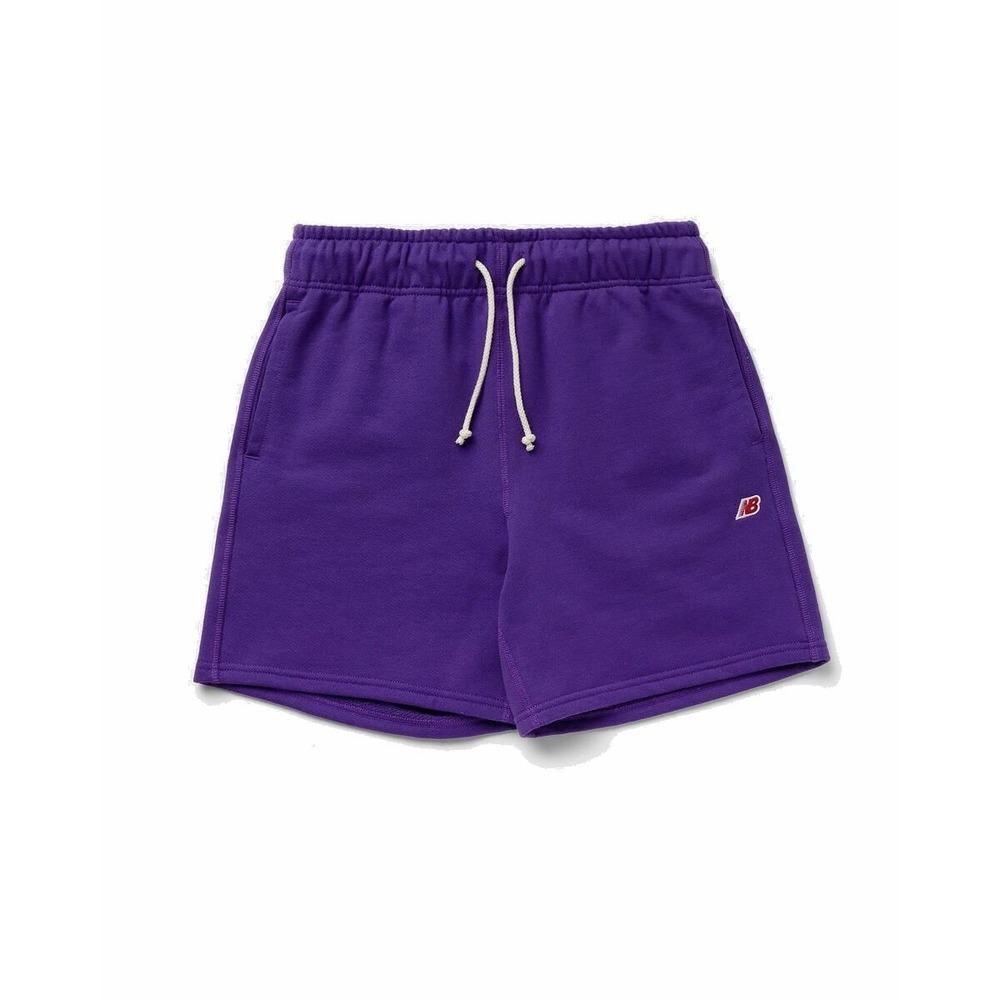 New Balance Made in USA Sweat Shorts Purple MS21548 PRP XS Mens retro sporty